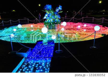 東京都 足立区 舎人公園 噴水広場のライトアップ(花と光のムーブメント) 東京都 足立区 舎人公園 噴水広場のライトアップ(花と光のムーブメント) 131630352