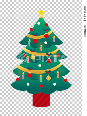 かわいいクリスマスツリー3のイラスト素材 [131630661] - PIXTA