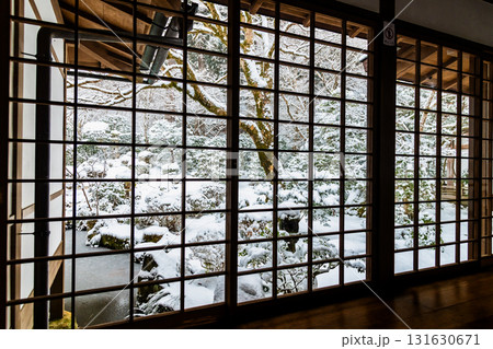 京都大原 雪景色の三千院 聚碧園 京都大原 雪景色の三千院 聚碧園 131630671