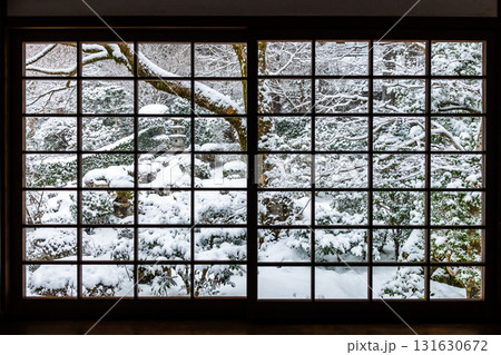 京都大原 雪景色の三千院 聚碧園 京都大原 雪景色の三千院 聚碧園 131630672