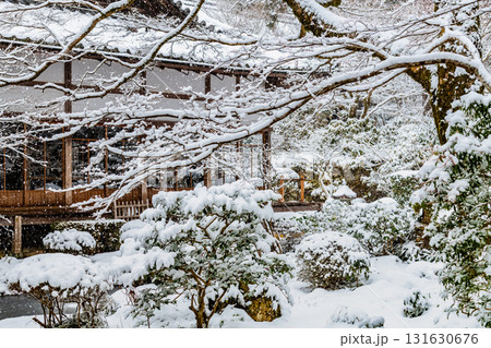 京都大原 雪景色の三千院　聚碧園 131630676
