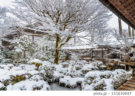 京都大原 雪景色の三千院　聚碧園 131630687