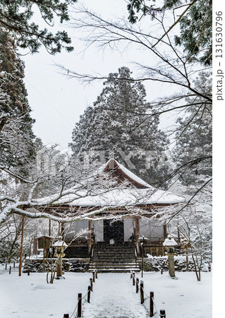 京都大原 雪景色の三千院　聚碧園 131630796