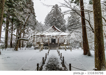 京都大原 雪景色の三千院　聚碧園 131630798