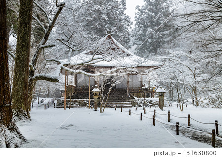 京都大原 雪景色の三千院　聚碧園 131630800