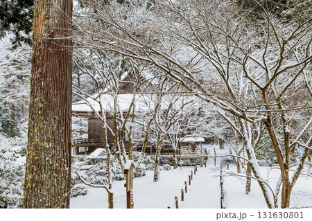 京都大原 雪景色の三千院　聚碧園 131630801
