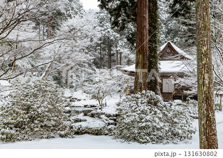 京都大原 雪景色の三千院　聚碧園 131630802