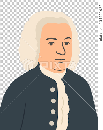 音楽家 ヨハン・セバスティアン・バッハのイラスト 音楽家 ヨハン・セバスティアン・バッハのイラスト 131631025