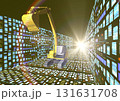 建設 土木 建築 最先端 重機 ICT などの未来を 太陽光とハロとで表現した 3DCGイメージ 建設 土木 建築 最先端 重機 ICT などの未来を 太陽光とハロとで表現した 3DCGイメージ 131631708
