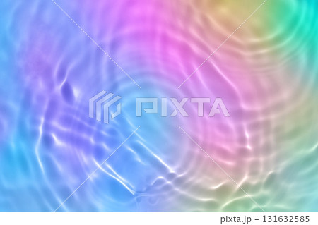 Iridescent Liquid Wave Pattern in Pastel Pink, Blue, Green for Y2K Aesthetic 131632585