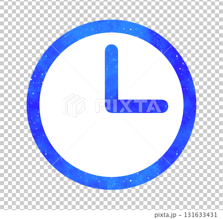 Blue starry sky | Clock icon Blue starry sky | Clock icon 131633431