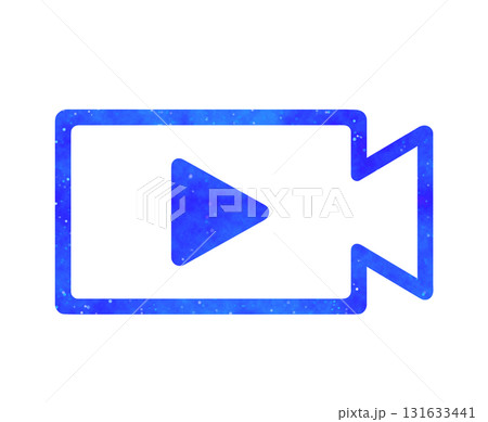 青い星空｜ビデオアイコン 131633441