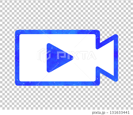 青い星空｜ビデオアイコン 131633441