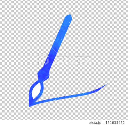 Blue starry sky | Glass pen 131633452