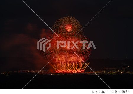 袋井市のふくろい遠州の花火の風景(静岡県) 131633625