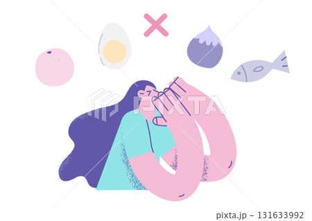 Allergy and special food diet concept Allergy and special food diet concept 131633992