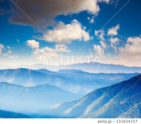 beautiful mountains landscape 131634157