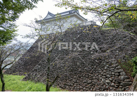 伊勢亀山城　現存する本丸多門櫓と石垣 131634394