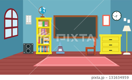 Colorful Kindergarten Learning Space 131634959