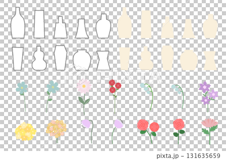 花瓶與花卉變奏套裝 花瓶與花卉變奏套裝 131635659