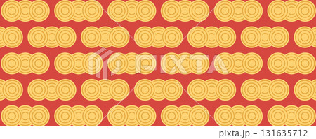 Ramen noodles seamless pattern for Asian and Japanese restaurants. Traditional cuisine design for menus, branding, advertising, packaging, and prints Ramen noodles seamless pattern for Asian and Japanese restaurants. Traditional cuisine design for menus, branding, advertising, packaging, and prints 131635712