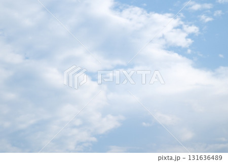 blue sky with white clouds. The sky is clear and bright blue sky with white clouds. The sky is clear and bright 131636489