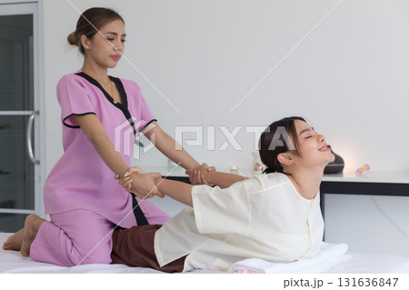 Thai massage and spa for leraxing and healthy. 131636847