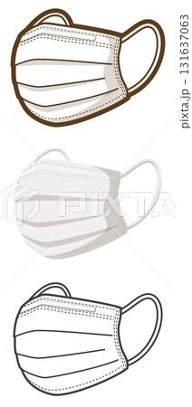 不織布マスク 131637063