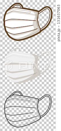 不織布マスク 131637063
