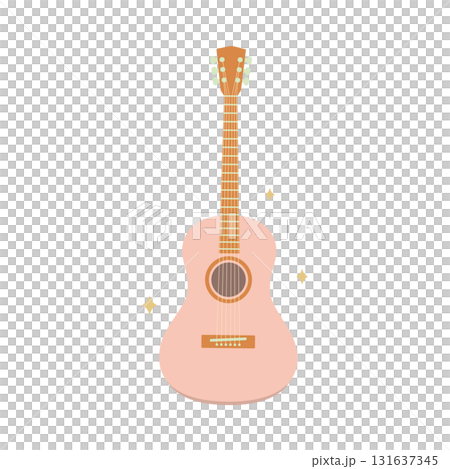 可愛いピンクギター3ベク 131637345