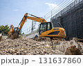 工場解体の工事現場 131637860