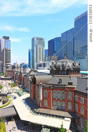 東京都千代田区、東京駅の風景 東京都千代田区、東京駅の風景 131638053