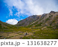 白山お池めぐりコースから御前峰を見上げる 131638277