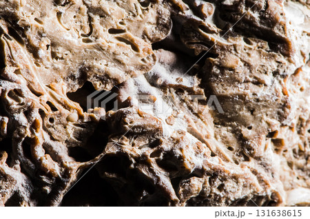 The stone has a rough surface 131638615