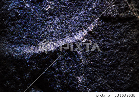 The stone has deep cracks 131638639