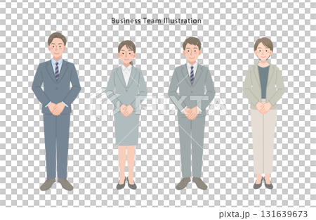 由新舊員工組成的團隊 131639673