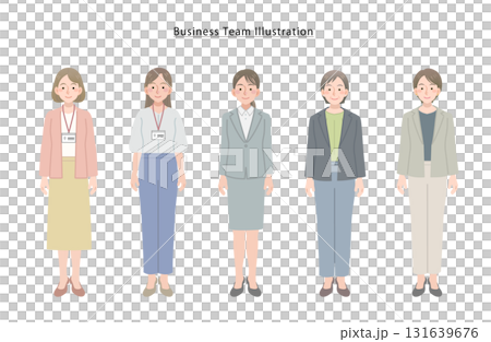 女性商業團隊 131639676