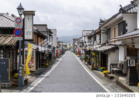 《大分県》豆田町商店街・伝統的な古い町並み 《大分県》豆田町商店街・伝統的な古い町並み 131640205