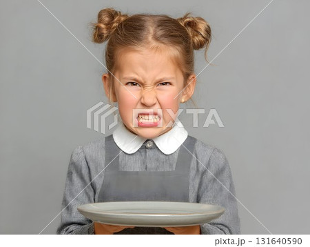 Girl with wearing a sweater is making a mess breaking a bowl in a kitchen while screaming and raising her fists,depicts the emotion of anger, discontent, hysteria and rage Girl with wearing a sweater is making a mess breaking a bowl in a kitchen while screaming and raising her fists,depicts the emotion of anger, discontent, hysteria and rage 131640590