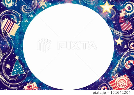 Celebrate the holidays with this festive postcard design Celebrate the holidays with this festive postcard design 131641204