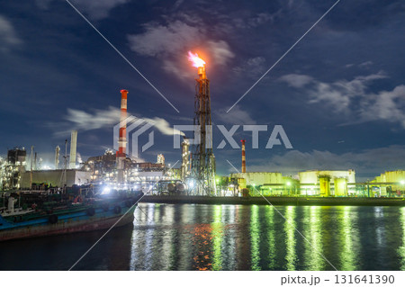 《神奈川県》工場夜景・川崎夜光 131641390