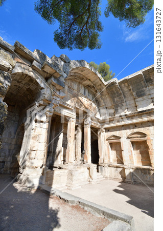 フランス・ニームにある古代ローマ遺跡、ディアナ神殿。2025年8月14日撮影。 フランス・ニームにある古代ローマ遺跡、ディアナ神殿。2025年8月14日撮影。 131643727