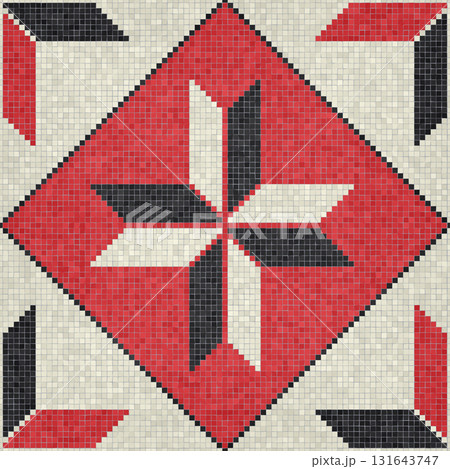 Mosaic tiles vector background 205 131643747