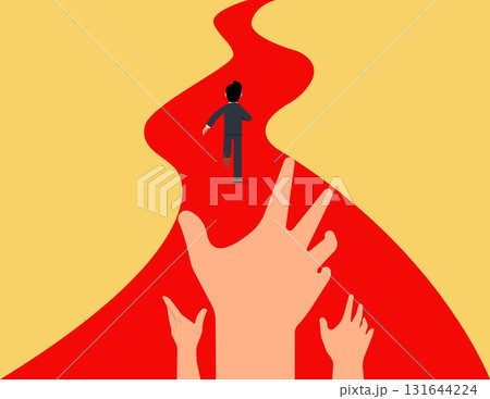 Set expectation. Hope or opportunity to success 131644224