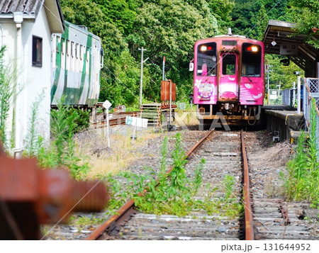 錦川鉄道 錦町駅の風景より 131644952