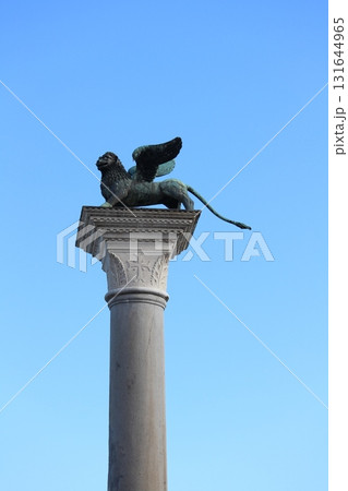 イタリア ヴェネツィア 聖マルコの円柱と有翼の獅子像 イタリア ヴェネツィア 聖マルコの円柱と有翼の獅子像 131644965