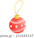 Hand-painted watercolor Christmas decorations 131645237