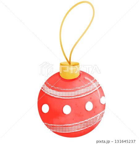 Hand-painted watercolor Christmas decorations Hand-painted watercolor Christmas decorations 131645237