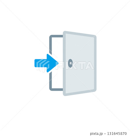 ログインのカラーアイコン、素材、背景なし、シンプル、資料作り、UI 131645870