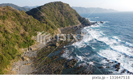 須賀無田海岸のドローン撮影 131647518